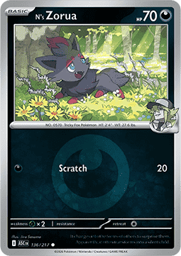 N's Zorua #136