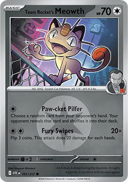 Miaouss de la Team Rocket #161
