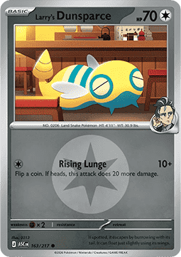 Larry's Dunsparce #163 — Ascended Heroes: Additionals