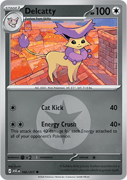 Delcatty #166 — Ascended Heroes: Additionals