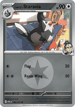 Larry's Staravia #169 — Ascended Heroes: Additionals