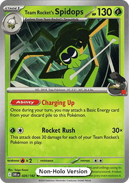 Team Rocket's Spidops (xDRI 020) #020
