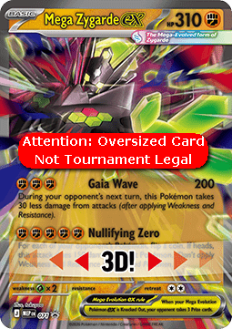 Mega Zygarde ex #071 — MEP Black Star Promos