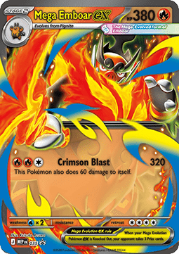 Mega Emboar ex #035