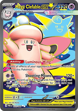 Mega Clefable ex #103
