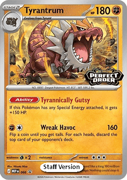 Tyrantrum #066 — MEP Black Star Promos