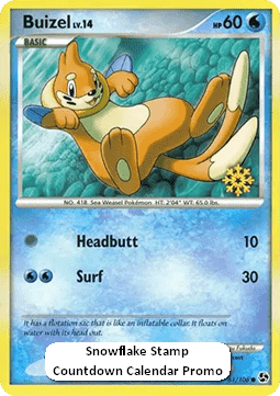 Buizel Lv.14 #61 — Great Encounters