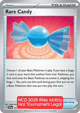 Rare Candy #25191 — WCD 2025