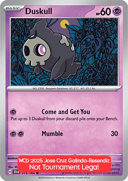 Duskull #null — WCD 2025