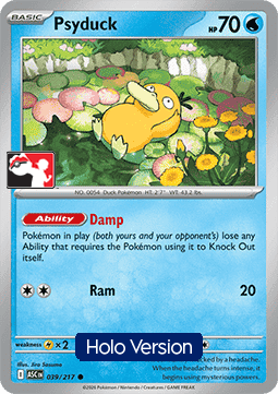 Psyduck #039 — Play! Pokémon Prize Pack Series Nine