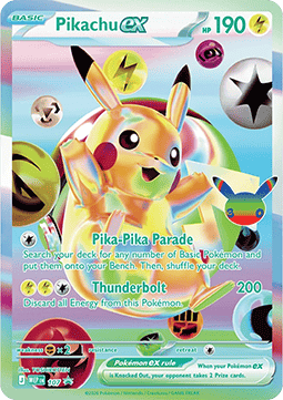Pikachu ex #107