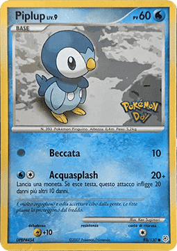 Piplup Lv.9 #93 — Diamond & Pearl