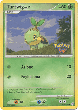 Turtwig Lv.10 #103 — Diamond & Pearl