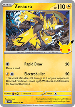Zeraora (30C 057) #057 — 30th Celebration