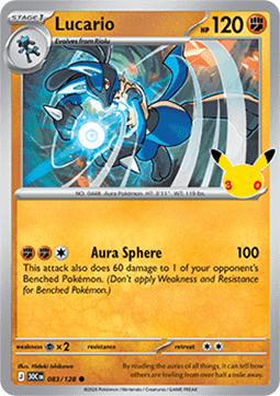 Lucario (30C 083) #083 — 30th Celebration