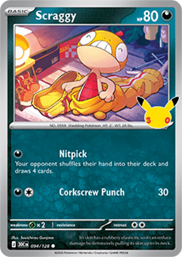 Scraggy (30C 094) #094 — 30th Celebration