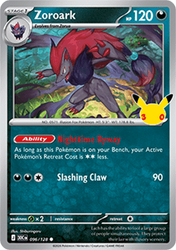 Zoroark (30C 096) #096 — 30th Celebration