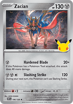 Zacian (30C 106) #106 — 30th Celebration