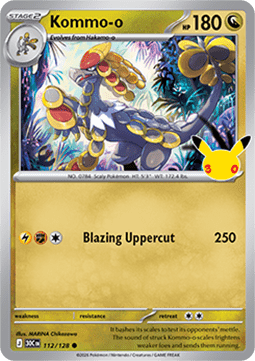 Kommo-o (30C 112) #112 — 30th Celebration