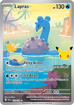 Lapras (30C 131) #131 — 30th Celebration