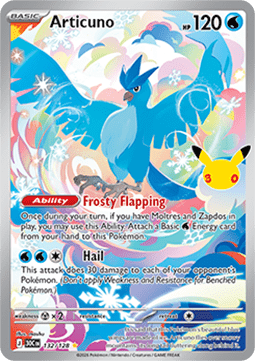 Articuno (30C 132) #132 — 30th Celebration