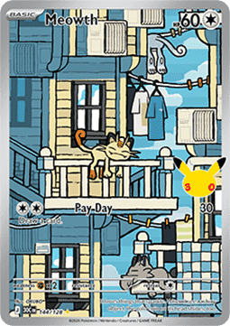 Meowth (30C 144) #143 — Celebración 30.º Aniversario