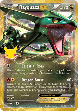 Rayquaza EX (30C DRX 85) #85 — Celebración 30.º Aniversario