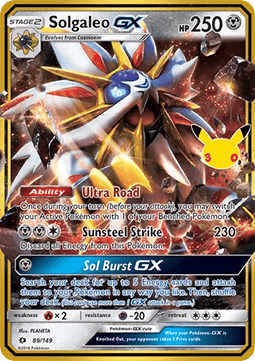 Solgaleo GX (30C SUM 89) #89 — Celebración 30.º Aniversario