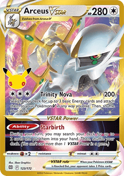 Arceus VSTAR (30C BRS 123) #123 — 30ᵉ Anniversaire