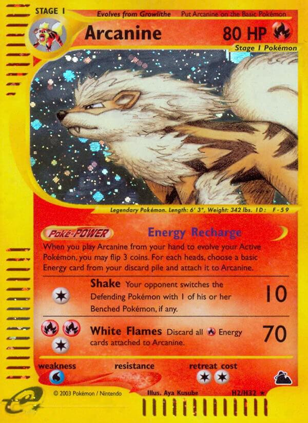 Arcanine #H2 — Skyridge