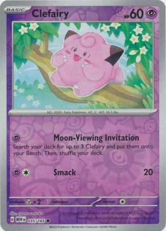 Clefairy #035 — 151 (Reverse Holo)