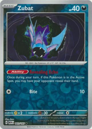 Zubat #041 — 151 (Reverse Holo)