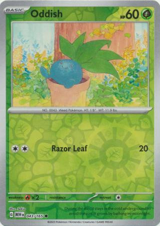 Oddish #043 — 151 (Reverse Holo)
