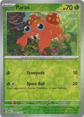 Paras #046 — 151 (Reverse Holo)