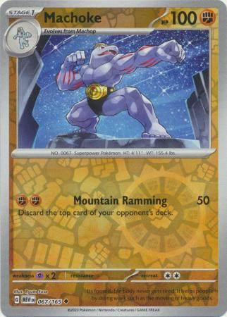 Machoke #067 — 151 (Reverse Holo)