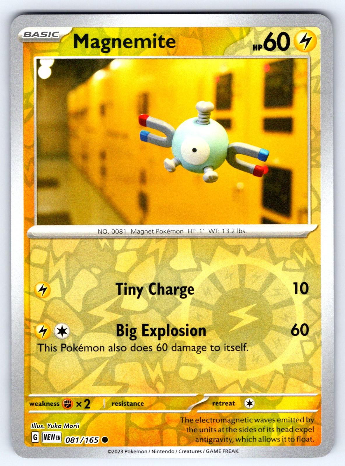 Magnemite #081 — 151 (Reverse Holo)