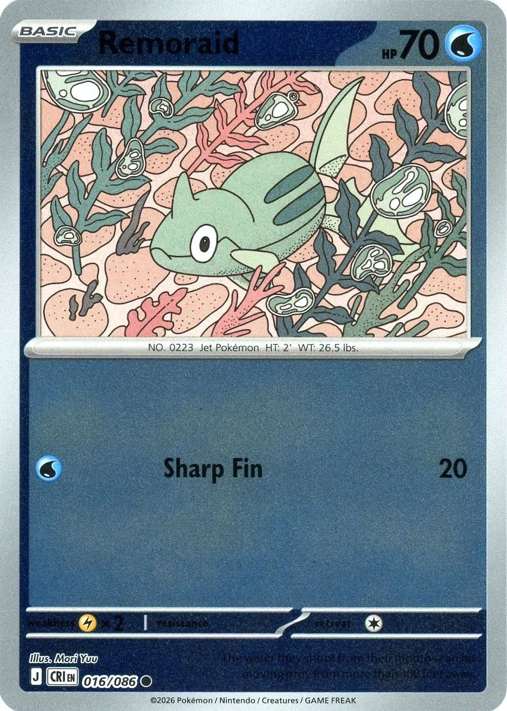 Remoraid #016 — Chaos Rising (Reverse Holo)