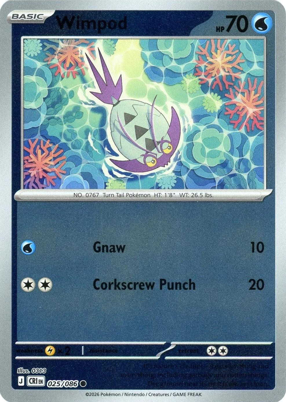 Wimpod #025 — Chaos Rising (Reverse Holo)