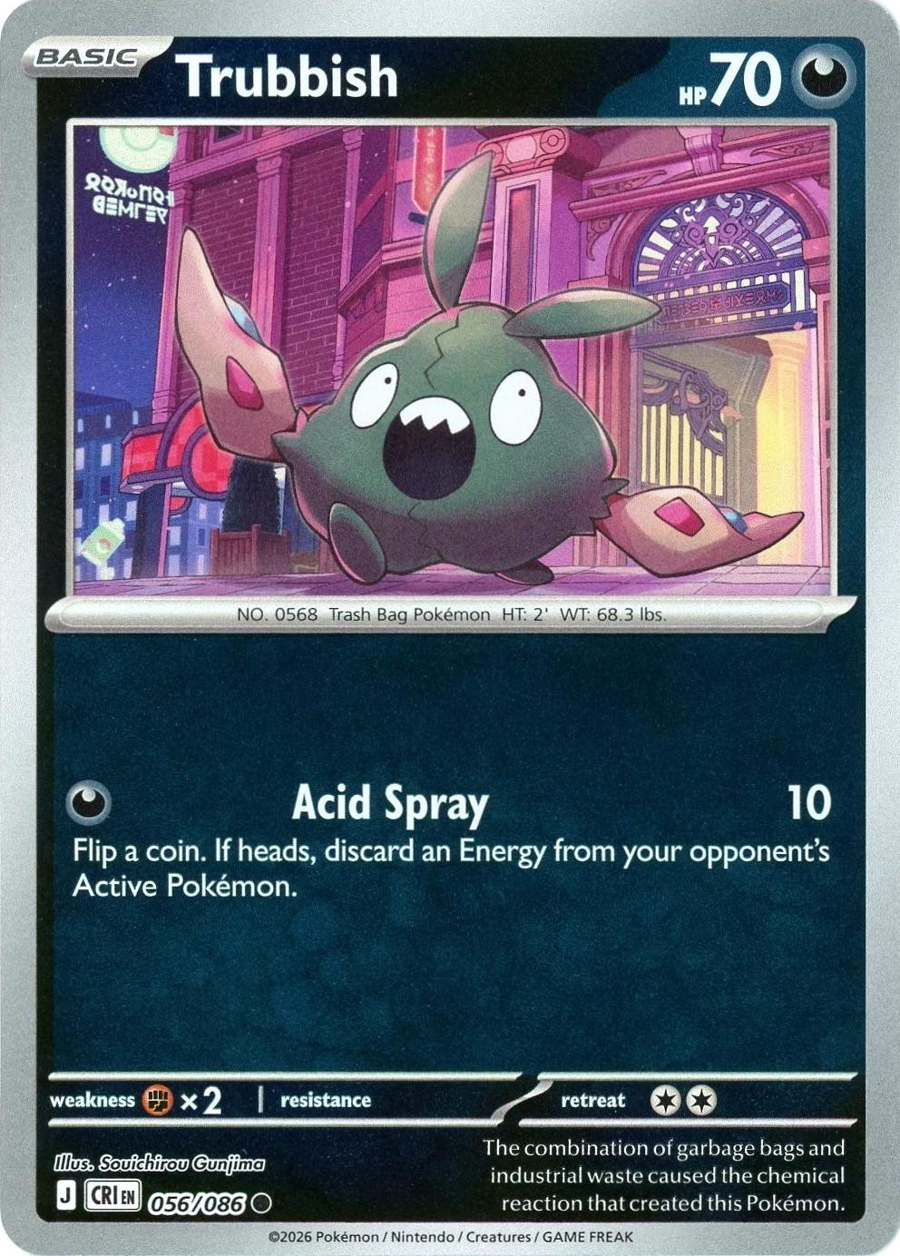 Trubbish #056 — Chaos Rising (Reverse Holo)