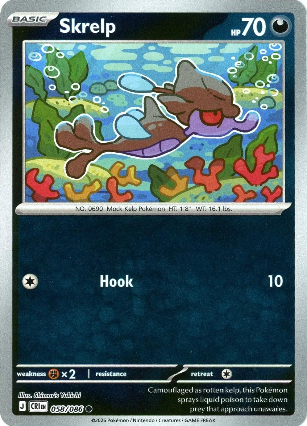 Skrelp #058 — Chaos Rising (Reverse Holo)