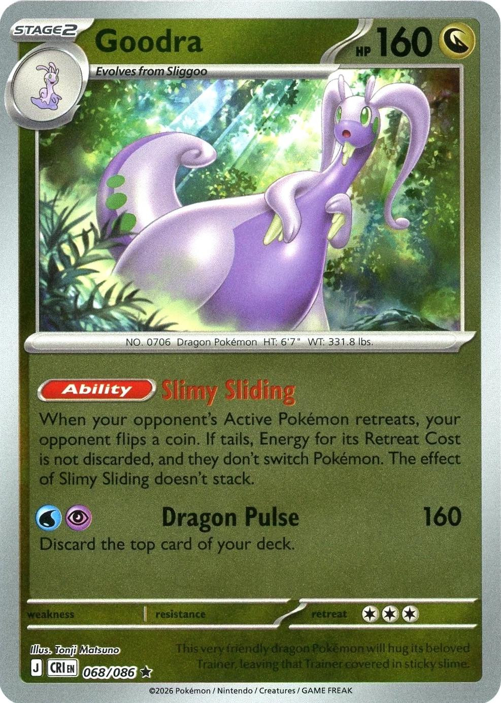 Goodra #068 — Chaos Rising (Reverse Holo)