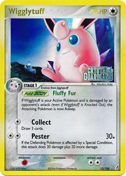 Wigglytuff #13 — EX Crystal Guardians (Reverse Holo)