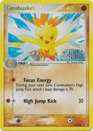 Combusken #16 — EX Crystal Guardians (Reverse Holo)