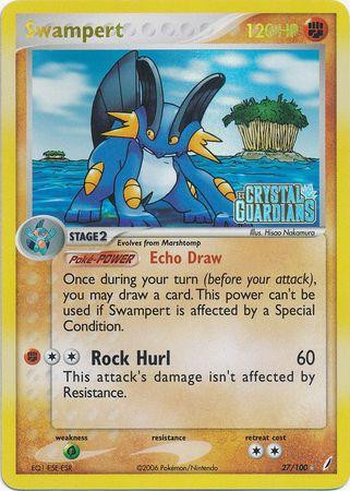 Swampert #27 — EX Crystal Guardians (Reverse Holo)