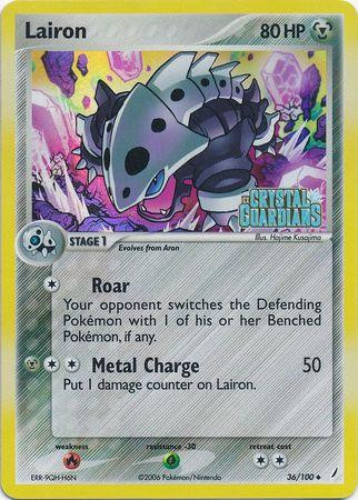 Lairon #36 — EX Crystal Guardians (Reverse Holo)