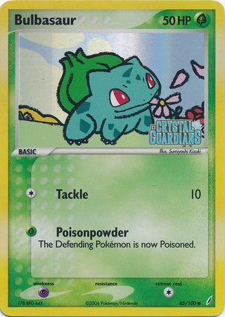 Bulbasaur #45 — EX Crystal Guardians (Reverse Holo)