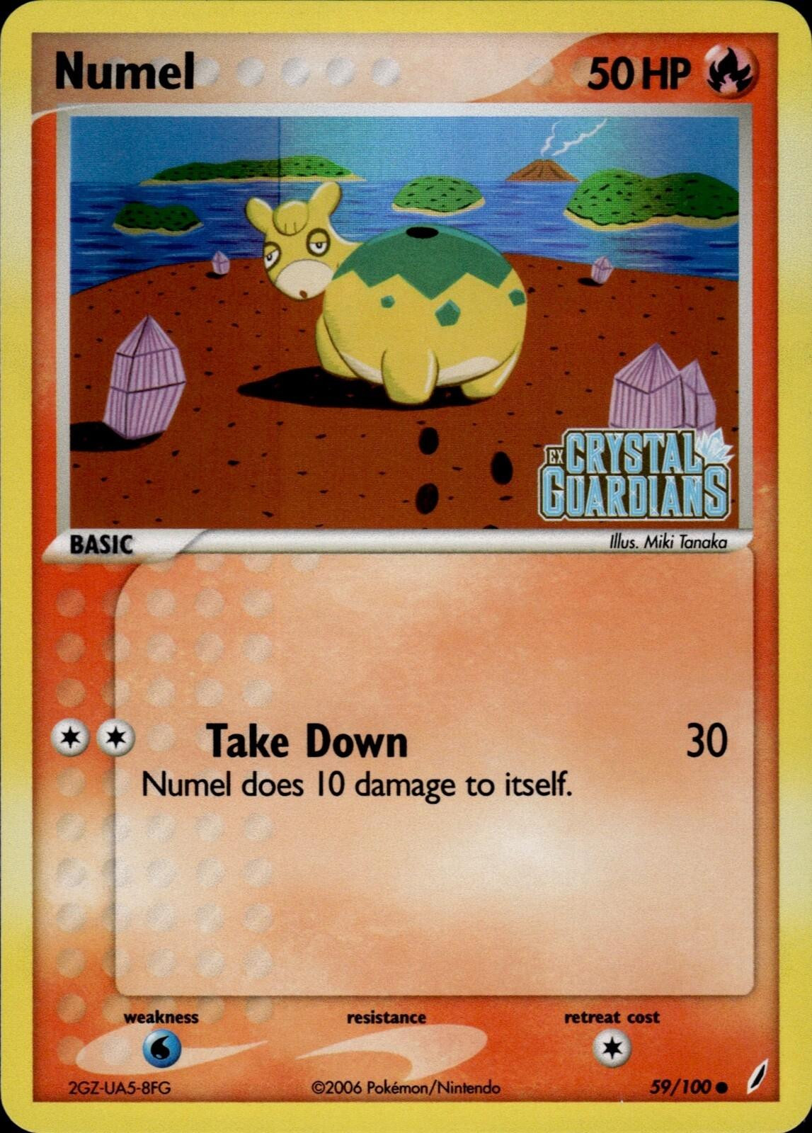 Numel #59 — EX Crystal Guardians (Reverse Holo)