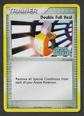 Double Full Heal #77 — EX Crystal Guardians (Reverse Holo)