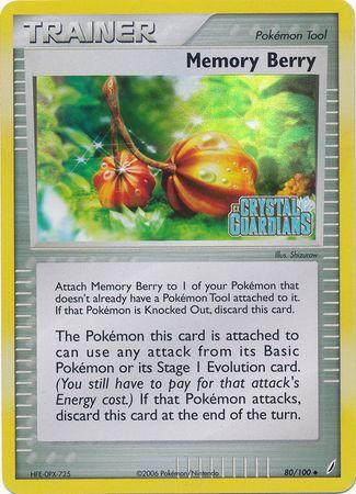 Memory Berry #80 — EX Crystal Guardians (Reverse Holo)