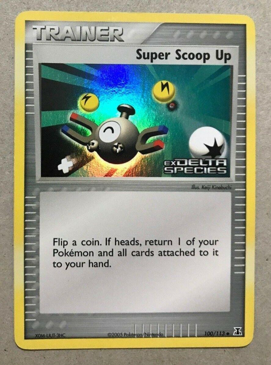 Super Scoop Up #100 — EX Delta Species (Reverse Holo)